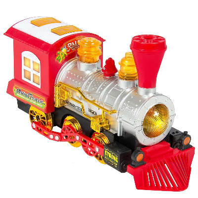 Picture of Happy Papa Motion Train Bubble Dispenser Train, Multi Function, Light, Sound and Movement Sensor Wheels . Kids  Train toy Big Size.
