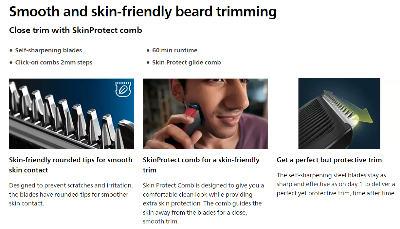 Picture of Philips BT1235/18 Series-1000 Rechargeable Beard Trimmer