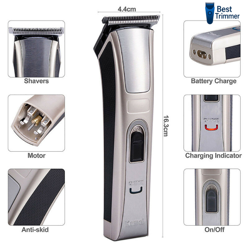 Picture of Kemei Km 5017 Rechargeable Hair And Beard Clipper Trimor For Men
