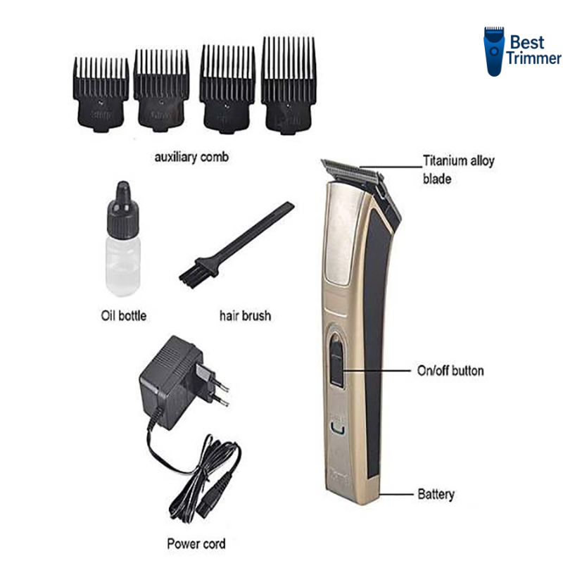 Picture of Kemei Km 5017 Rechargeable Hair And Beard Clipper Trimor For Men