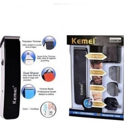 Picture of Kemei KM 3580 4 in 1 Rechargeable Professional Grooming Kit