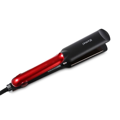 Picture of Kemei KM-531 Professional Hair Straightener - Black and Red