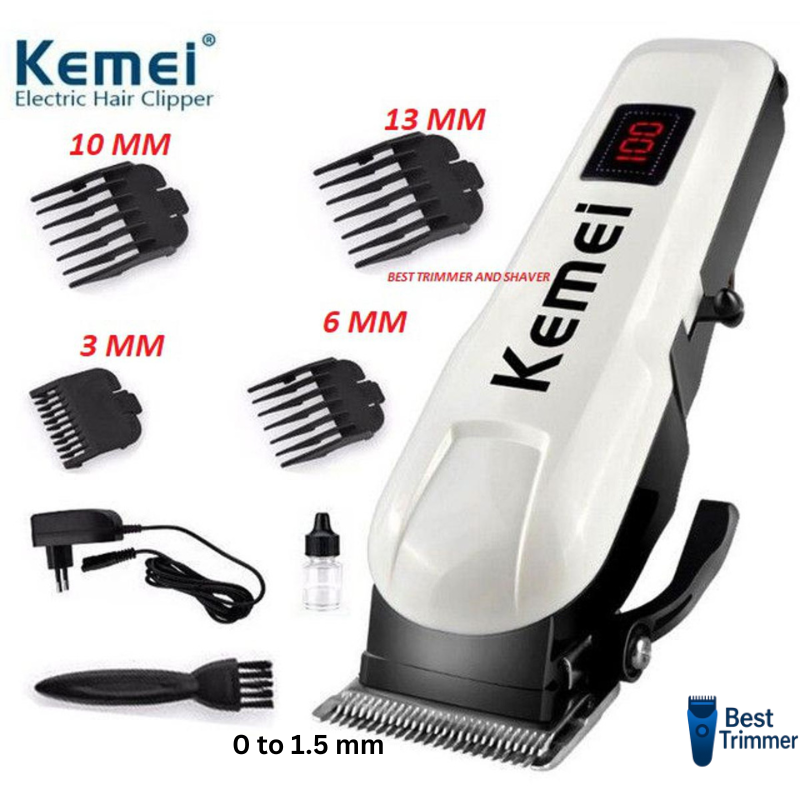 Picture of Kemei KM-809A Digital AC/DC Electric Rechargeable Professional Hair Clipper Trimmer
