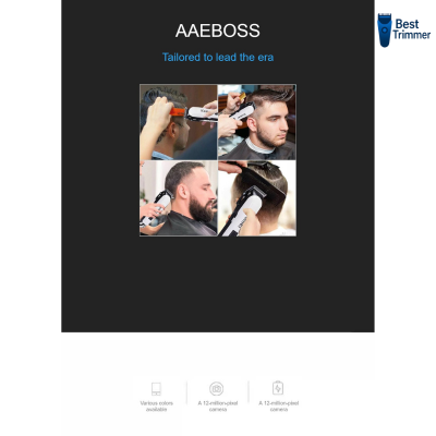 Picture of Kemei KM-809A Digital AC/DC Electric Rechargeable Professional Hair Clipper Trimmer