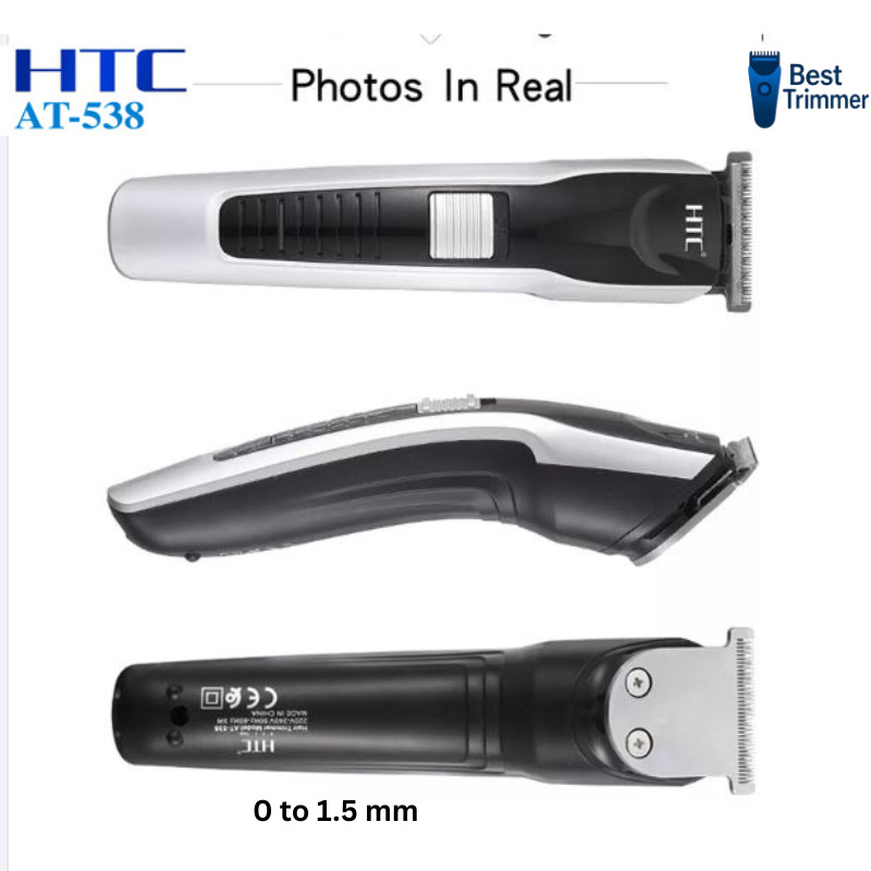 Picture of HTC AT 538 Rechargeable Hair and Beard Trimmer for Men