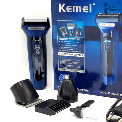 Picture of Kemei KM-6330 (3 in 1) Shaver, Hair ,Beard And Nose Trimmer