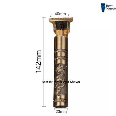 Picture of Vintage T9 Recharge Professional Hair Trimmer metal body with type C fast charging port