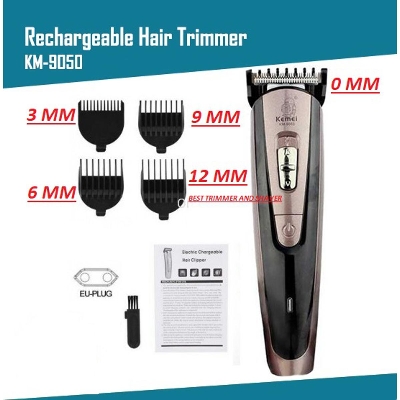 Picture of Kemei KM-9050 Rechargeable Hair And Beard Trimmer for men