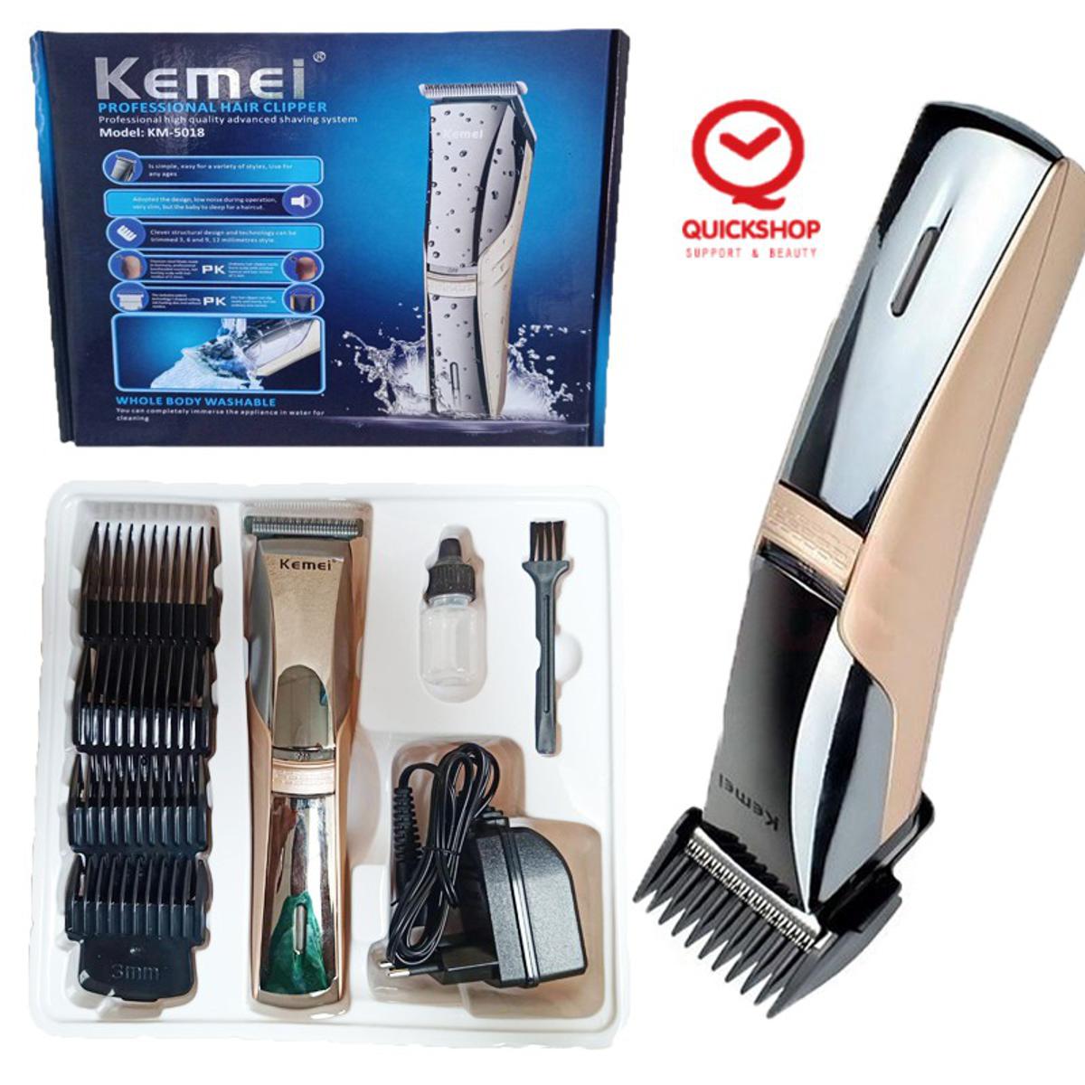 Picture of Km-5018 Professional Rechargeable Hair Clipper Electric Shaver Beard Trimmer Men