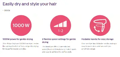 Picture of Philips HP8108/00 DryCare Hair Dryer for Women