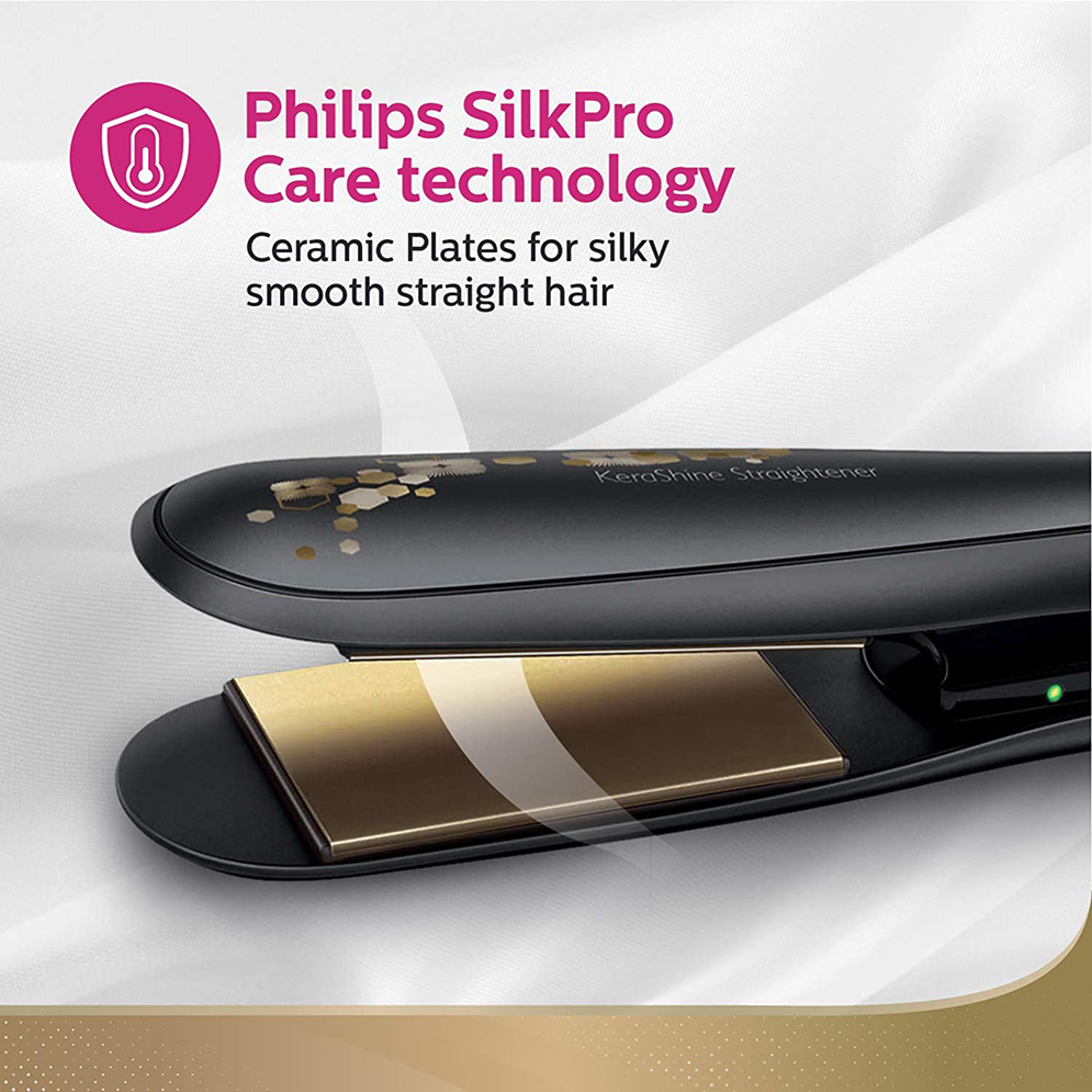 Picture of Philips HP8316/00 KeraShine Smooth Shine Therapy Hair Straightener for Women