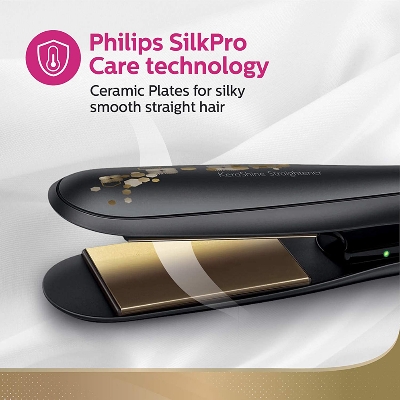 Picture of Philips HP8316/00 KeraShine Smooth Shine Therapy Hair Straightener for Women