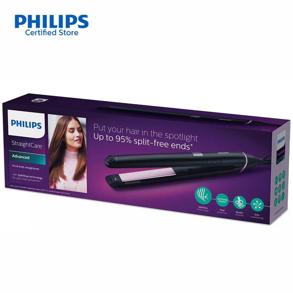 Picture of Philips BHS675/00 StraightCare Vivid Ends Straightener for Women