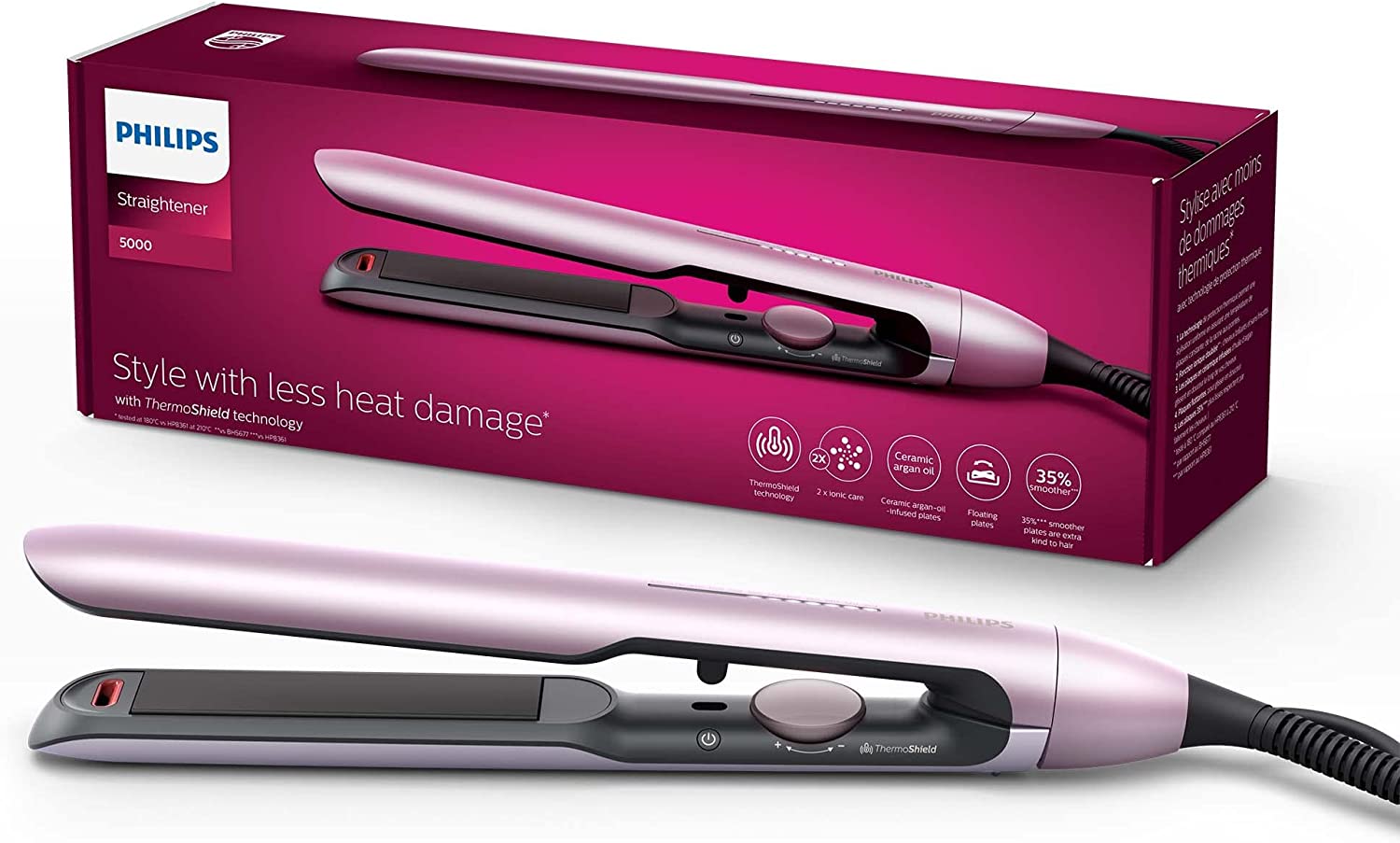 Picture of Philips BHS530/00 Series-5000 ThermoShield Hair Straightener