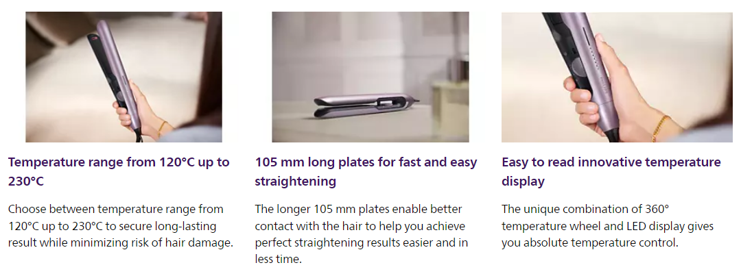 Picture of Philips BHS530/00 Series-5000 ThermoShield Hair Straightener