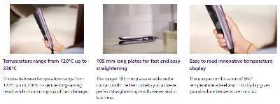 Picture of Philips BHS530/00 Series-5000 ThermoShield Hair Straightener