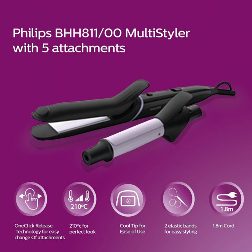 Picture of Philips BHH811/03 StyleCare Multi-Styler Straightener for Women