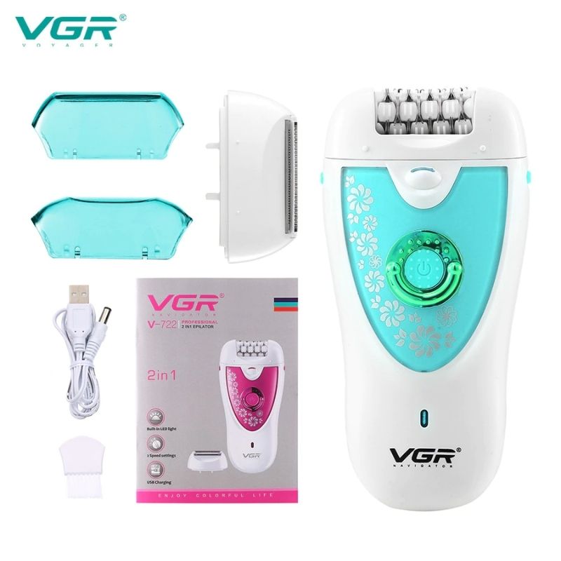 Picture of VGR V-722 Professional 2 In 1 Epilator