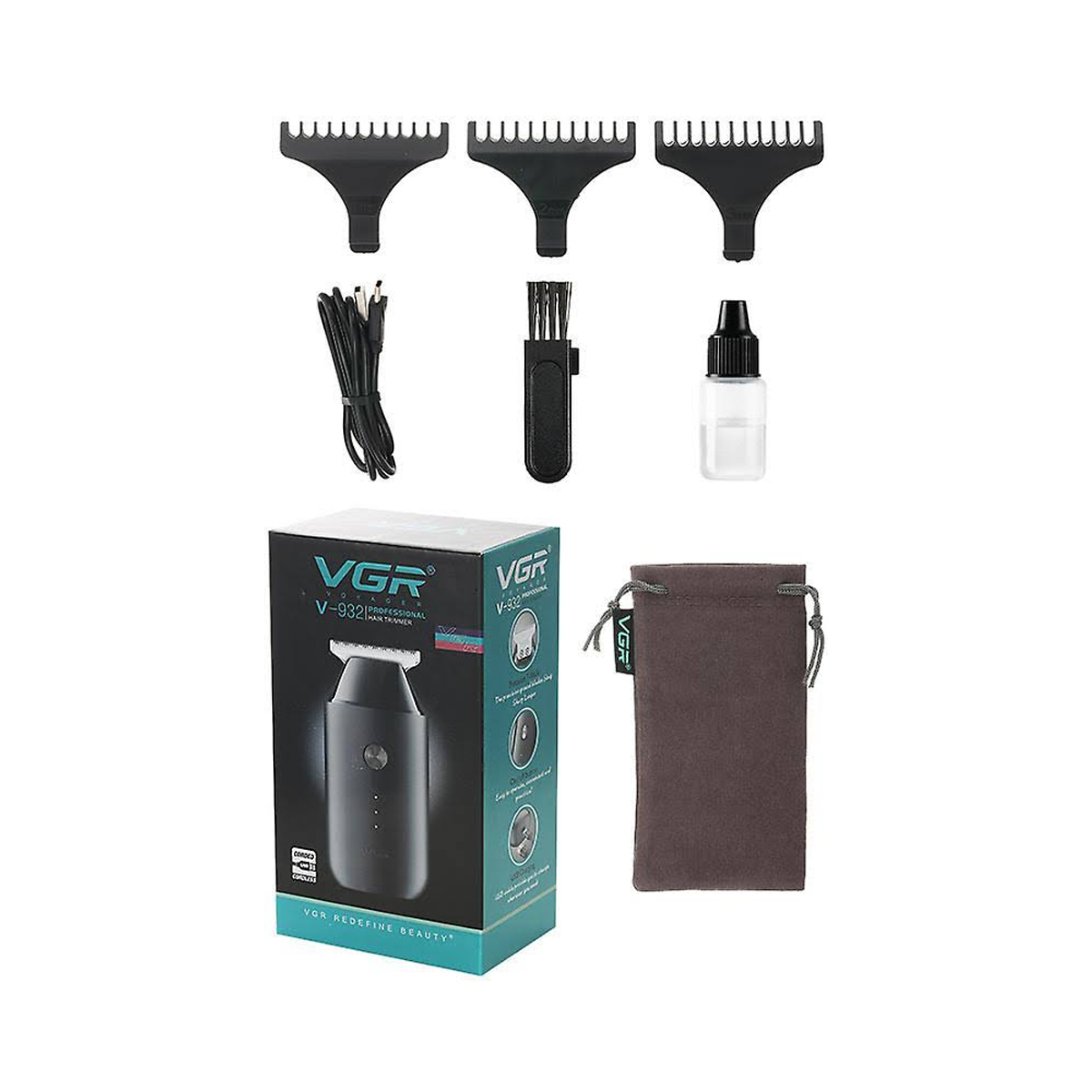 Picture of VGR V-932 Portable Trimmer for Men (Black)