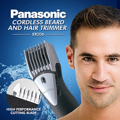 Picture of Panasonic ER-206K Professional Cord Cordless Hair Beard Trimmer Clipper for Men