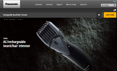 Picture of Panasonic ER-206K Professional Cord Cordless Hair Beard Trimmer Clipper for Men