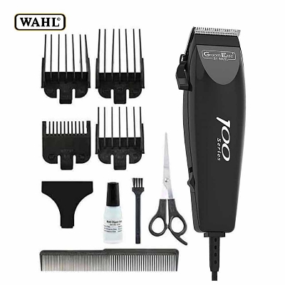 Picture of Wahl 79233-917 GroomEase 100 Series Corded Hair Clipper 10 Piece Kit for Men
