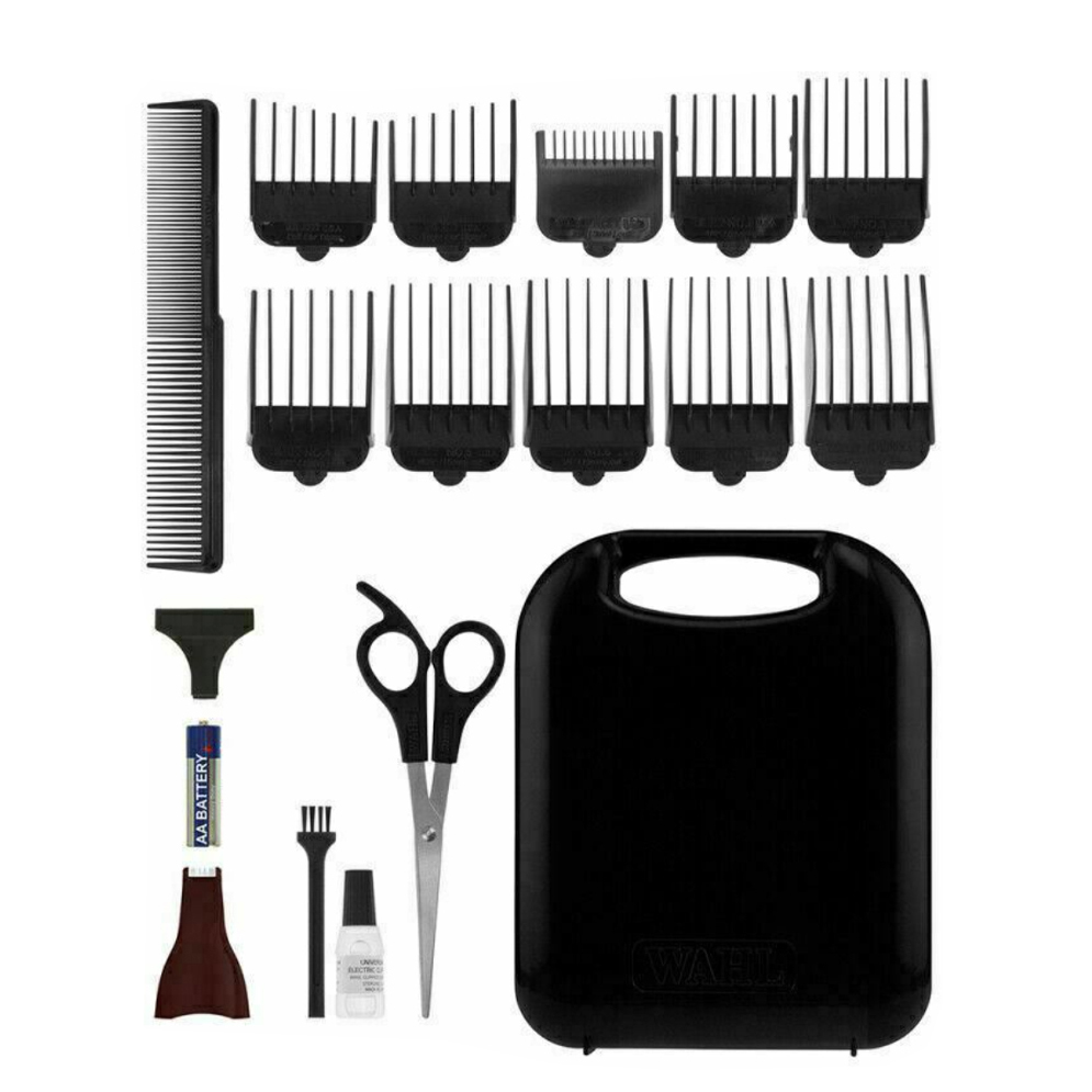 Picture of Wahl 79449-917 GroomEase 18 Piece Kit Hair Clipper Gift Set for Men