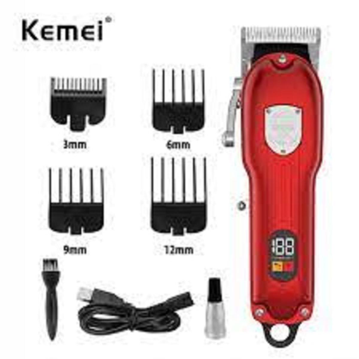 Picture of Kemei KM-802 Metal Engraving Hair Clipper with LED Display for Men