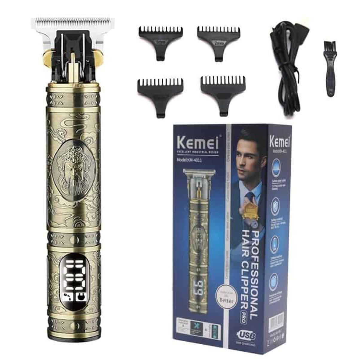Picture of Kemei KM-4011 Rechargeable Hair Clipper and Beard Trimmer for Men