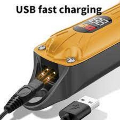 Picture of Kemei KM-802 Metal Engraving Hair Clipper with LED Display for Men