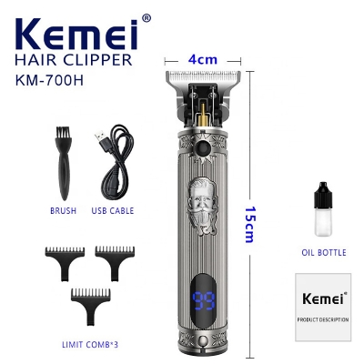Picture of Kemei KM-700H Rechargeable Hair Clipper and Beard Trimmer for Men