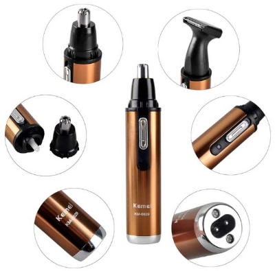Picture of Nose Hair & Ear Trimmer KM-6629 Rechargeable 2 in 1 Trimmer