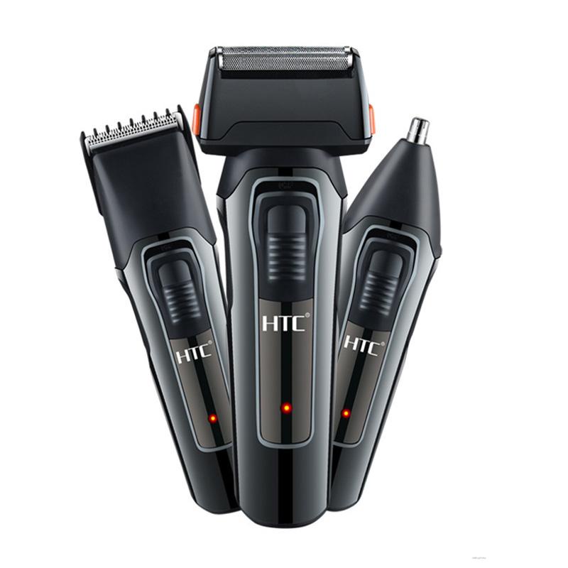 Picture of HTC AT-1088 Milti-functional rechargeable hair grooming kit hair clipper shaver nose 3 in 1 hair trimmer