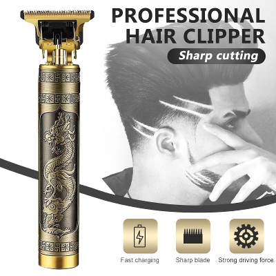 Picture of Vintage T9 Hair Cutting Machine Hair Trimmer Recharge metal body Professional Cordless Hair Trimmer