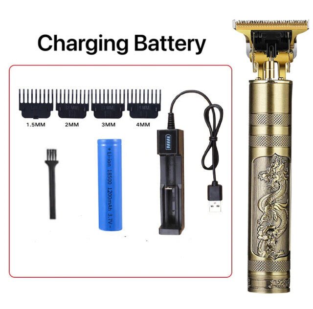 Picture of Vintage T9 Hair Cutting Machine Hair Trimmer Recharge metal body Professional Cordless Hair Trimmer