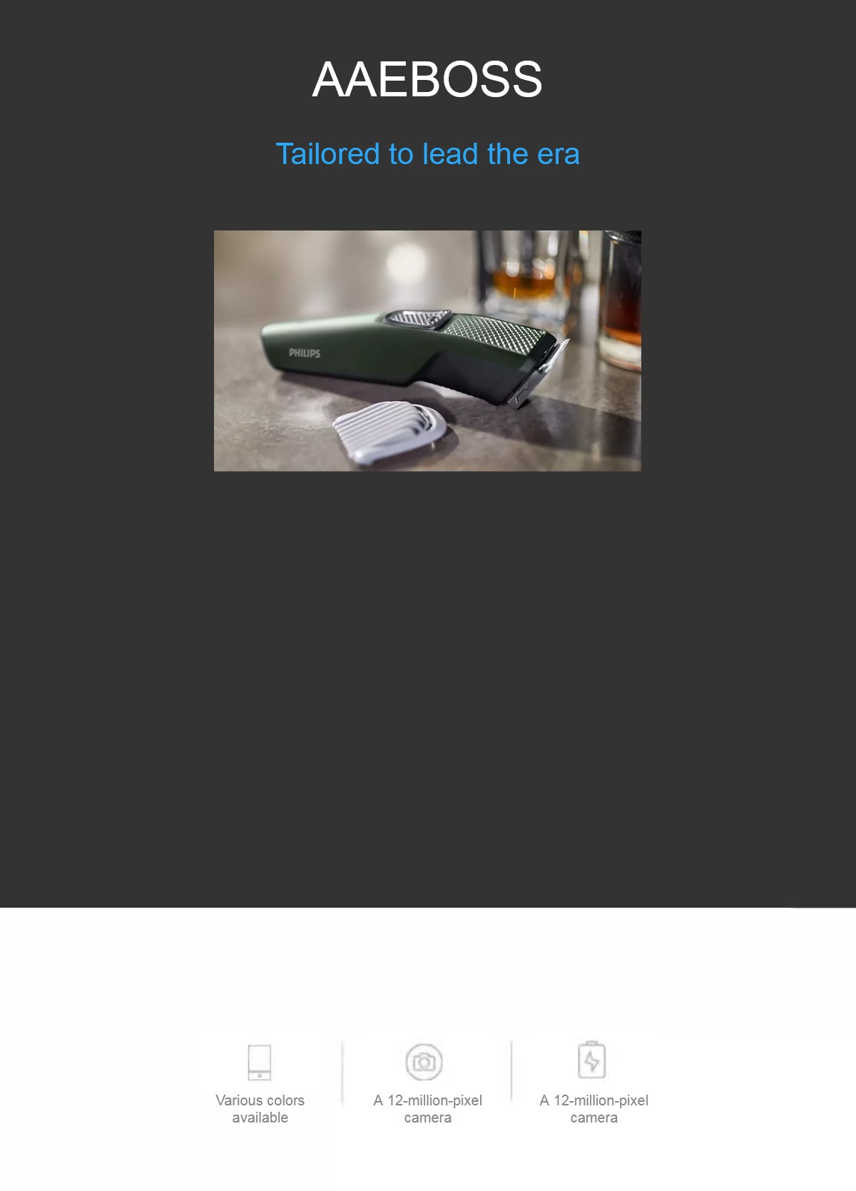 Picture of Philips BT1230/18 Beard Trimmer Series 1000 for Men