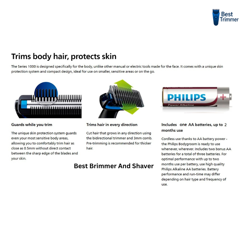 Picture of Philips BG1025/15 ShowerProof Bodygroom Series 1000 for Men