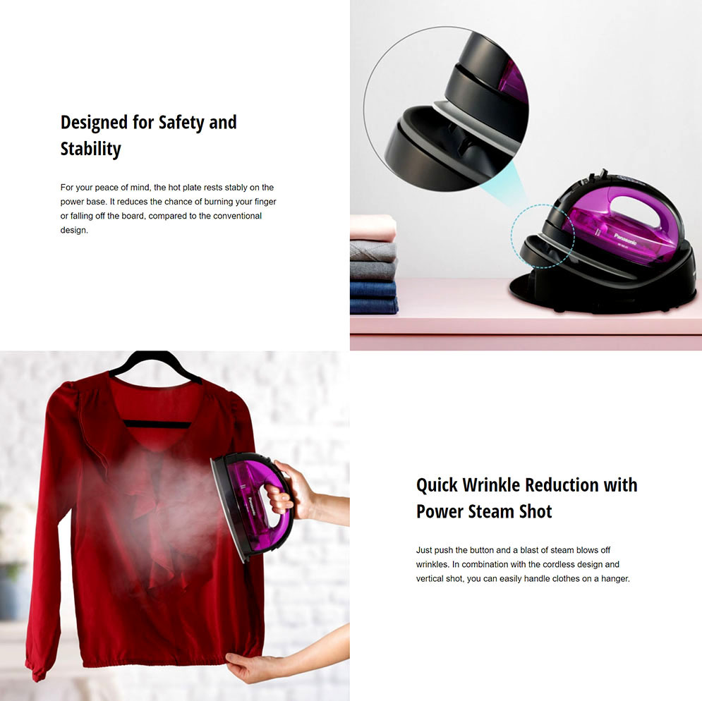 Picture of Panasonic NI-WL41 Cordless Steam Iron