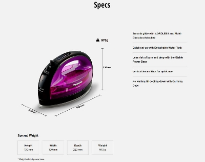 Picture of Panasonic NI-WL41 Cordless Steam Iron