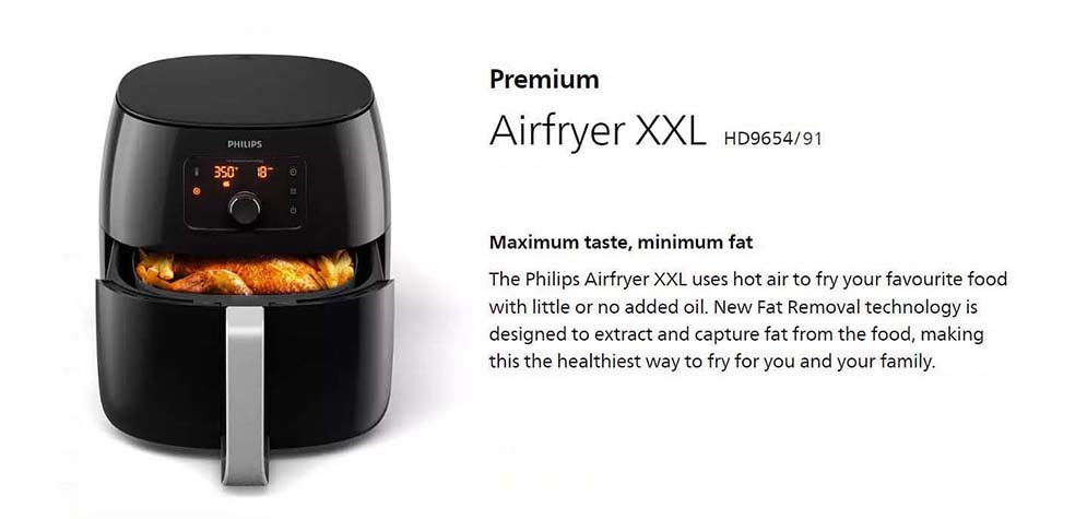 Picture of Philips HD9654/91 Premium Digital Airfryer XXL