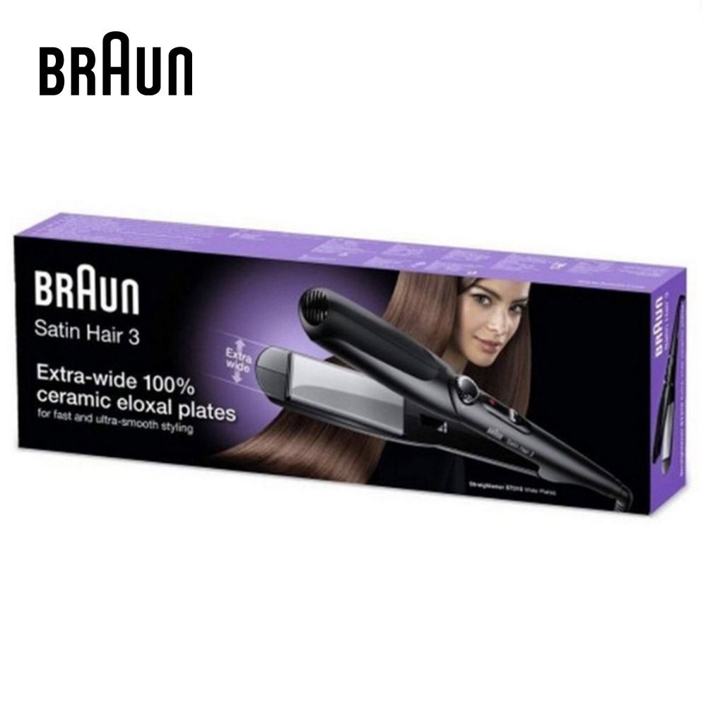 Picture of Braun ST310 Satin Hair 3 Straightener with Wide Plates for Women