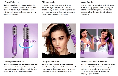 Picture of Panasonic EH-KA22 Compact Hair Styler