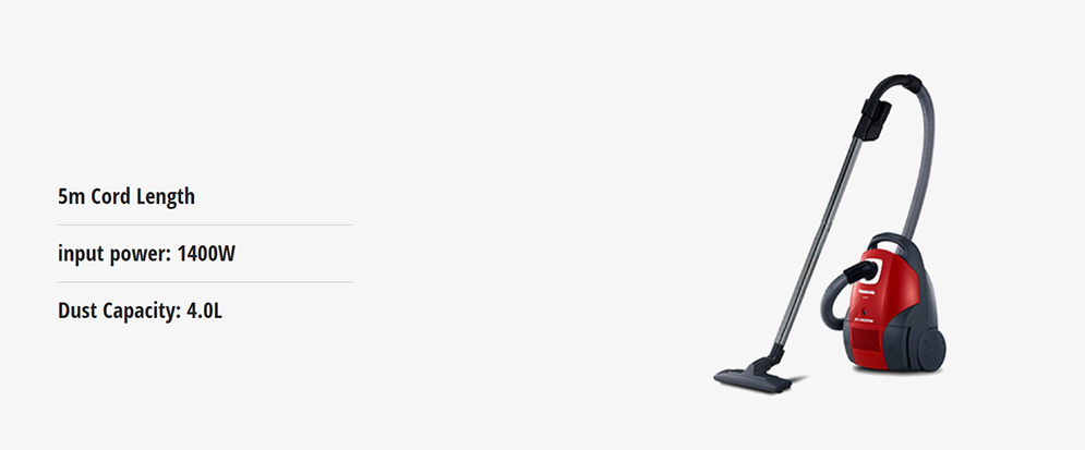 Picture of Panasonic MC-CG520 Vacuum Cleaner Bagged Canister