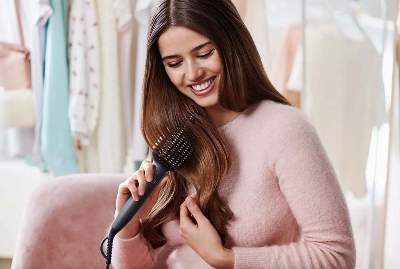 Picture of Philips BHH885/10 StyleCare Essential Heated Straightening Brush for Women