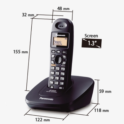 Picture of Panasonic KX-TG3611BX Digital Cordless Telephone with Speaker