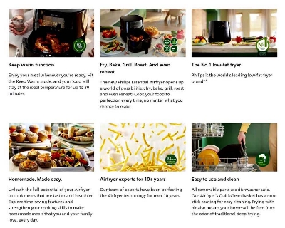 Picture of Philips HD9270/90 Airfryer XL Essential