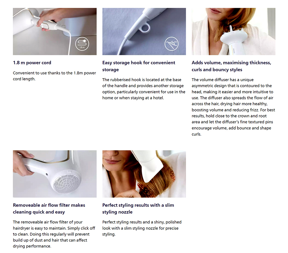 Picture of Philips HP8232/00 DryCare Advanced ThermoProtect Hair Dryer for Women