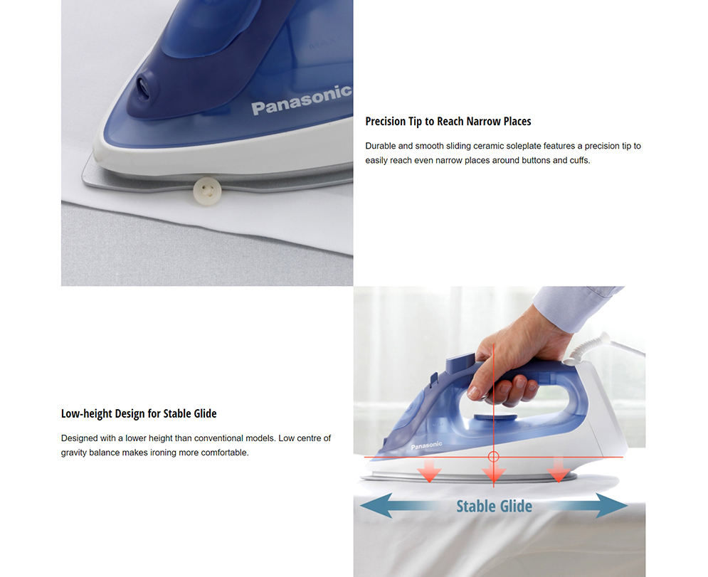 Picture of Panasonic NI-S530 Steam Iron with Powerful Steam Quick & Easy
