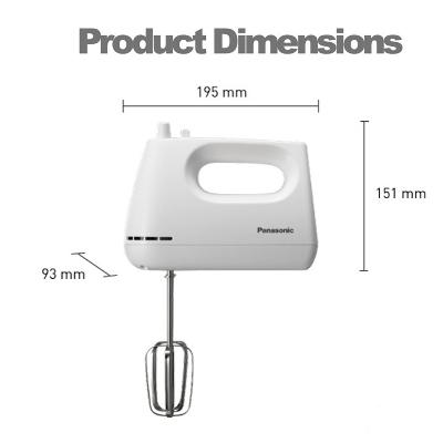 Picture of Panasonic MK-GH3 5 Speed Hand Mixer