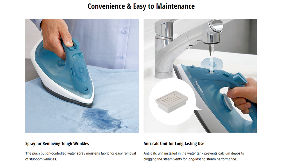 Picture of Panasonic NI-S430 Steam Iron with Powerful Steam Quick & Easy